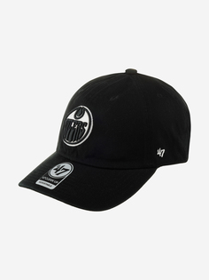 Бейсболка 47 BRAND H-RGW06GWS-BKW Edmonton Oilers NHL (черный), Черный 47