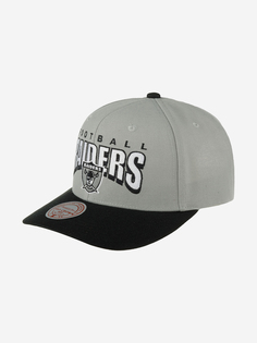 Бейсболка MITCHELL NESS HHSS6641-ORAYYPPPGREY Oakland Raiders NFL (серый), Серый Mitchell&Ness