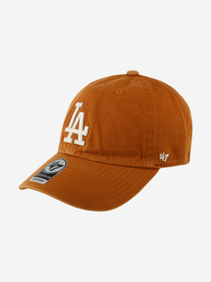 Бейсболка 47 BRAND B-NLRGW12GWS-QL Los Angeles Dodgers MLB (коричневый), Коричневый 47