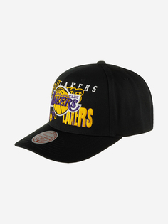 Бейсболка MITCHELL NESS HHSS6572-LALYYPPPBLCK Los Angeles Lakers NBA (черный), Черный Mitchell&Ness