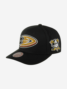Бейсболка MITCHELL NESS HHSS6644-ADUYYPPPBLCK Anaheim Ducks NHL (черный), Черный Mitchell&Ness