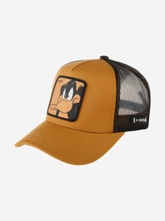 Бейсболка с сеточкой CAPSLAB CL/LOO8/1/CT/DAF1 Looney Tunes Daffy Duck (коричневый), Коричневый Capslab®
