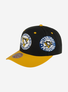Бейсболка MITCHELL NESS HHSS7312-PPEYYPPPBLCK Pittsburgh Penguins NHL (черный), Черный Mitchell&Ness