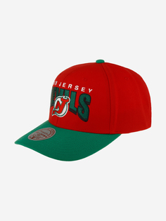 Бейсболка MITCHELL NESS HHSS6643-NJDYYPPPRED1 New Jersey Devils NHL (красный), Красный Mitchell&Ness