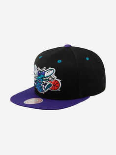 Бейсболка с прямым козырьком MITCHELL NESS 6HSSJS19207-CHOBKPR Charlotte Hornets NBA (синий), Синий Mitchell&Ness