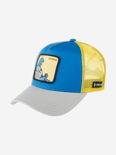 Бейсболка с сеточкой CAPSLAB CL/DC6/1/CT/BTP DC Comics Batman (голубой), Голубой Capslab®