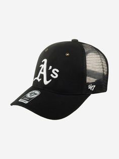 Бейсболка с сеточкой 47 BRAND Carhartt collab Oakland Athletics MLB (черный), Черный 47
