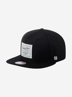 Бейсболка с прямым козырьком MITCHELL NESS HHSS3390-MNNYYPPPBLCK (черный), Черный Mitchell&Ness