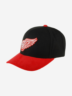 Бейсболка MITCHELL NESS HP7974-DRWBLCK Detroit Red Wings NHL (черный), Черный Mitchell&Ness