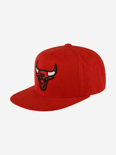 Бейсболка с прямым козырьком MITCHELL NESS HHSS7359-CBUYYPPPRED1 Chicago Bulls NBA (красный), Красный Mitchell&Ness