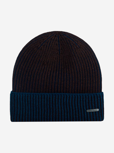 Шапка с отворотом STETSON 8599365 BEANIE MERINO WOOL (коричневый), Коричневый