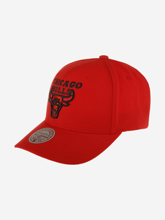 Бейсболка MITCHELL NESS HP7959-CBURED1 Chicago Bulls NBA (красный), Красный Mitchell&Ness