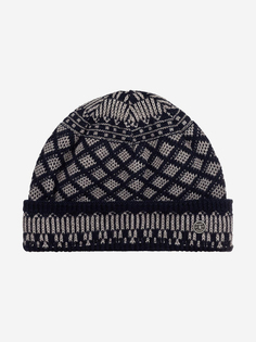 Шапка с отворотом STETSON 8599353 BEANIE WOOL/ACRYLIC (серый), Серый