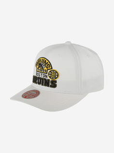 Бейсболка MITCHELL NESS HHSS5758-BBNYYPPPWHIT Boston Bruins NHL (белый), Белый Mitchell&Ness