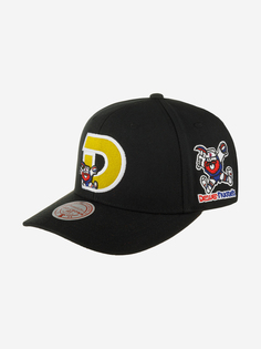 Бейсболка MITCHELL NESS HHSS6278-DNUYYPPPBLCK Denver Nuggets NBA (черный), Черный Mitchell&Ness
