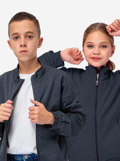 Толстовка детская с начесом Happyfox, Серый