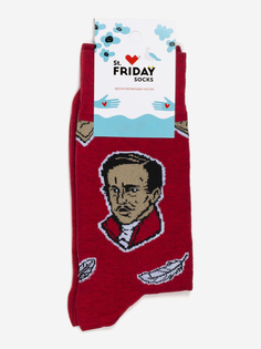Носки с рисунками St.Friday Socks - Герой нашего времени, Красный