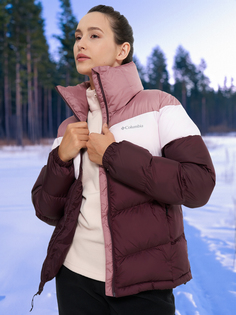 Куртка утепленная женская Columbia Puffect II Colorblock Jacket, Коричневый