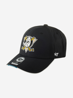 Бейсболка 47 BRAND H-RCKHL25BBP-BK Anaheim Ducks NHL (черный), Черный 47