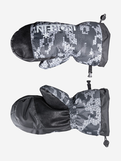 Варежки Norfin EXPLORER CAMO для охоты и зимней рыбалки, Серый