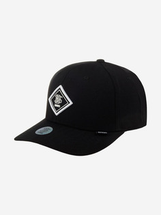 Бейсболка DJINNS 6P TrueFit Fine Herringbone (черный), Черный