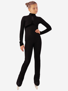 Комбинезон спортивный для фигурного катания "Sport Style" IceDress, Черный