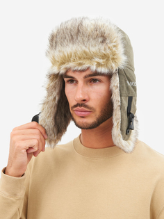 Шапка ушанка зимняя мужская Huntsman Yukon Ice для туризма, рыбалки, охоты мембранная, Зеленый