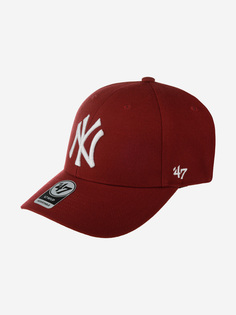 Бейсболка 47 BRAND B-MVP17WBV-CAA New York Yankees MLB (малиновый), Мультицвет 47