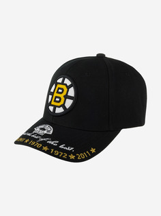 Бейсболка MITCHELL NESS HHSS6565-BBNYYPPPBLCK Boston Bruins NHL (черный), Черный Mitchell&Ness