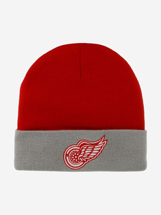 Шапка с отворотом MITCHELL NESS MN-NHL-EU174-DETRED-RED Detroit Red Wings NHL (красный), Красный Mitchell&Ness