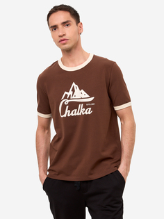 Футболка мужская туристическая Chalka, Коричневый