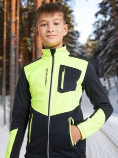 Куртка софтшелл для мальчиков Fischer Warm, Черный