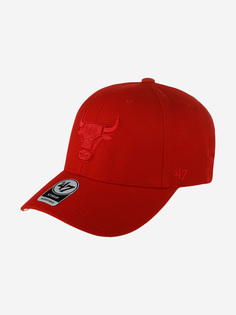 Бейсболка 47 BRAND K-MVP03WBV-RDT Chicago Bulls NBA (красный), Красный 47