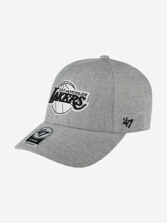 Бейсболка 47 BRAND K-STMCD12WHV-CCA Los Angeles Lakers NBA (серый), Серый 47