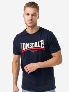Футболка мужская LONSDALE LONSDALE TWO TONE, Синий