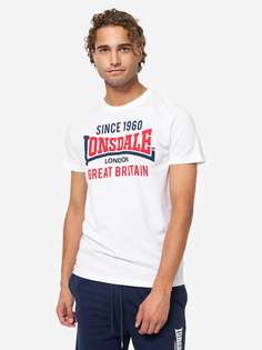Футболка мужская стандартного кроя, 2 шт LONSDALE COLLESSIE, Черный