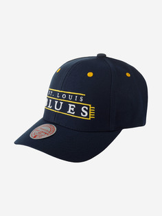 Бейсболка MITCHELL NESS HHSS5372-SLUYYPPPBLUE St Louis Blues NHL (синий), Синий Mitchell&Ness