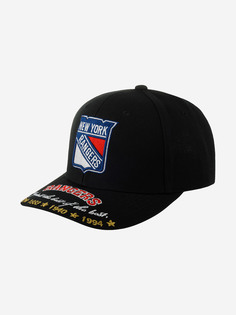Бейсболка MITCHELL NESS HHSS6565-NYAYYPPPBLCK New York Rangers NHL (черный), Черный Mitchell&Ness