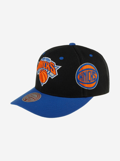 Бейсболка MITCHELL NESS HHSS7310-NYKYYPPPBLCK New York Knicks NBA (черный), Черный Mitchell&Ness