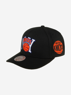 Бейсболка MITCHELL NESS HHSS6278-NYKYYPPPBLCK New York Knicks NBA (черный), Черный Mitchell&Ness