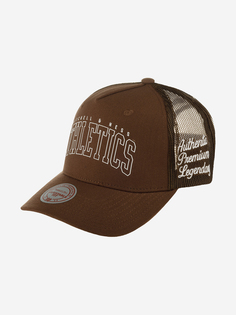 Бейсболка с сеточкой MITCHELL NESS HHSS6833-MNNYYPPPBROW (коричневый), Коричневый Mitchell&Ness