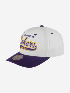 Бейсболка MITCHELL NESS HHSS7289-LALYYPPPWHIT Los Angeles Lakers NBA (фиолетовый), Фиолетовый Mitchell&Ness