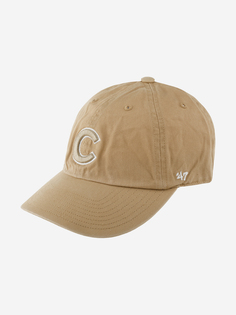 Бейсболка 47 BRAND B-BLPRK05GWS-KH Chicago Cubs MLB (бежевый), Бежевый 47