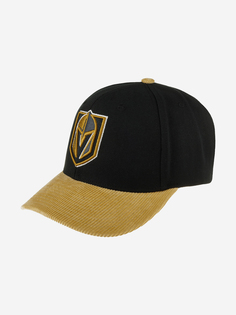 Бейсболка MITCHELL NESS HP7974-VGKBLCK Vegas Golden Knights NHL (черный), Черный Mitchell&Ness