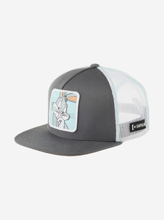 Бейсболка с прямым козырьком CAPSLAB CL/LOO8/1/CF/BUG Looney Tunes Bugs Bunny (серый), Серый Capslab®