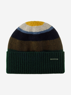 Шапка с отворотом STETSON 8599381 BEANIE WOOL (синий), Синий