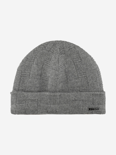 Шапка с отворотом STETSON 8599217 BEANIE CASHMERE (серый), Серый