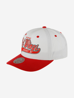 Бейсболка MITCHELL NESS HHSS7285-DRWYYPPPWHIT Detroit Red Wings NHL (красный), Красный Mitchell&Ness