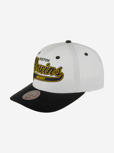Бейсболка MITCHELL NESS HHSS7285-BBNYYPPPWHIT Boston Bruins NHL (белый), Белый Mitchell&Ness