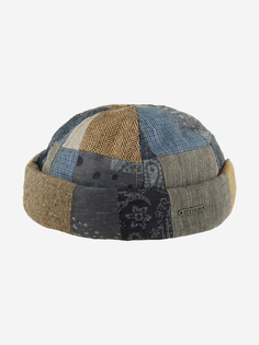 Шапка докер STETSON 8823905 DOCKER PATCHWORK (синий), Синий